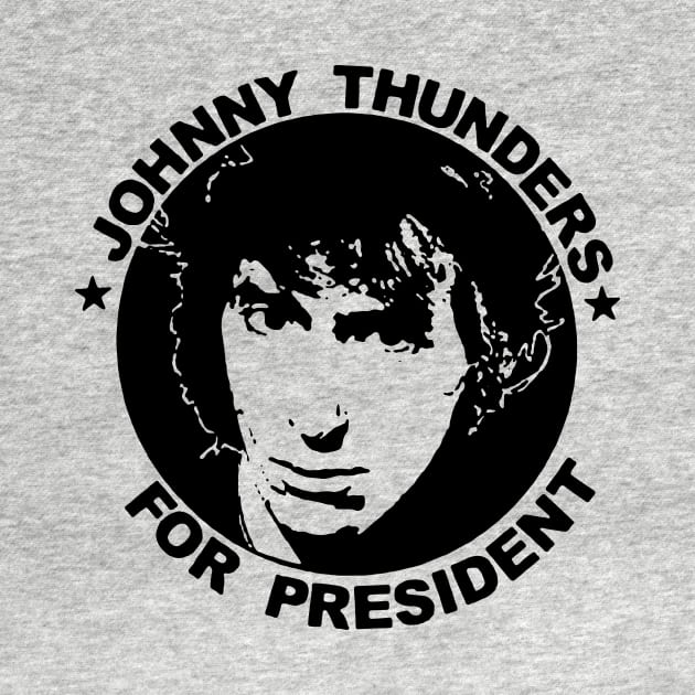 JOHNNY THUNDERS FOR PRESIDENT by TheCosmicTradingPost